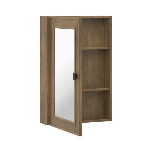 Iris 20"W x 30"H Almond Brown Medicine Cabinet