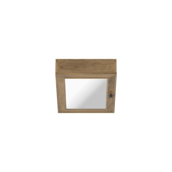 Iris 20"W x 30"H Almond Brown Medicine Cabinet