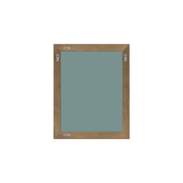 Iris 24"W x 30"H Almond Brown Framed Mirror