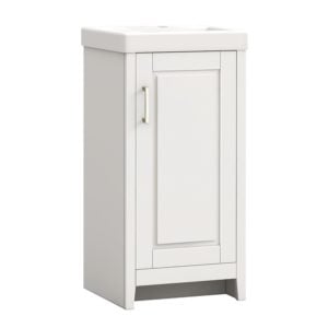 Ivy 17-1/2 W White Vanity Combo