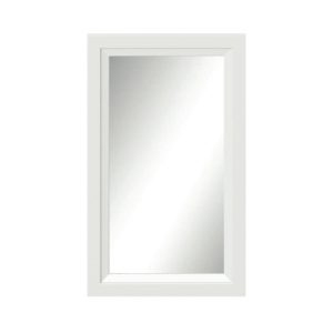 Lawrence 16-3/8"W x 27"H Vanilla Framed Mirror