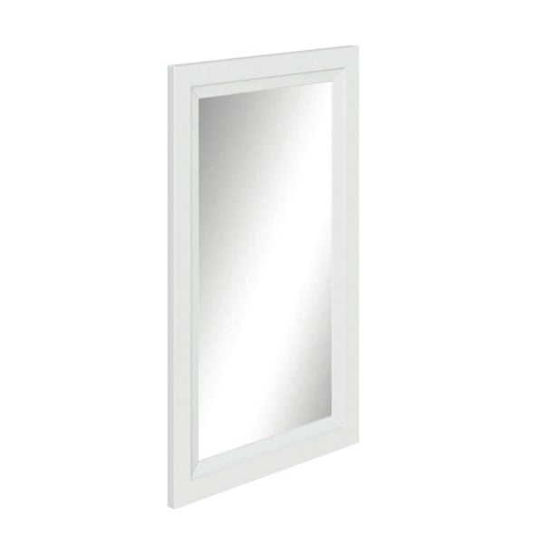 Lawrence 16-3/8"W x 27"H Vanilla Framed Mirror