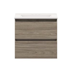 Sage 24 in. W x 18-1/2 in. D Vanity in Savanna with Porcelain Vanity Top in Solid White with White Basin