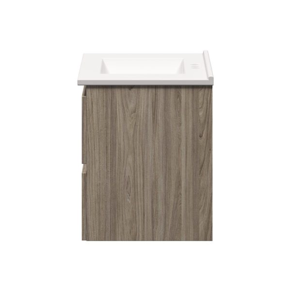 Sage 36 in. W x 18-1/2 in. D Vanity in Savanna with Porcelain Vanity Top in Solid White with White Basin