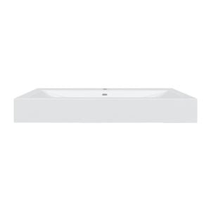 Soho 40"W x 19"D White Porcelain Vanity Top with Integrated Bowl