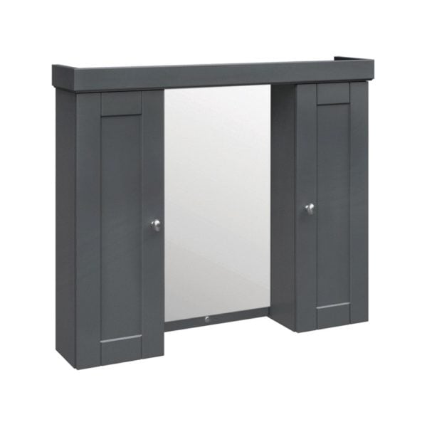 Weigela 32-11/16"W x 28"H Night Gray Medicine Cabinet