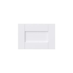 Dahlia Bright White  Shaker 15 x 10 x 0.75 in. Drawer Front