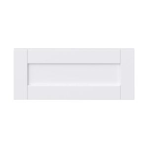 Dahlia Bright White  Shaker 24 x 10 x 0.75 in. Drawer Front