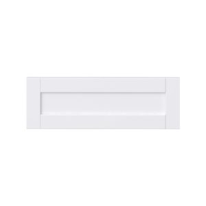 Dahlia Bright White  Shaker 30 x 10 x 0.75 in. Drawer Front