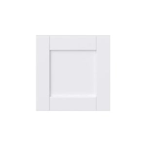 Dahlia Bright White  Shaker 15 x 15 x 0.75 in. Drawer Front