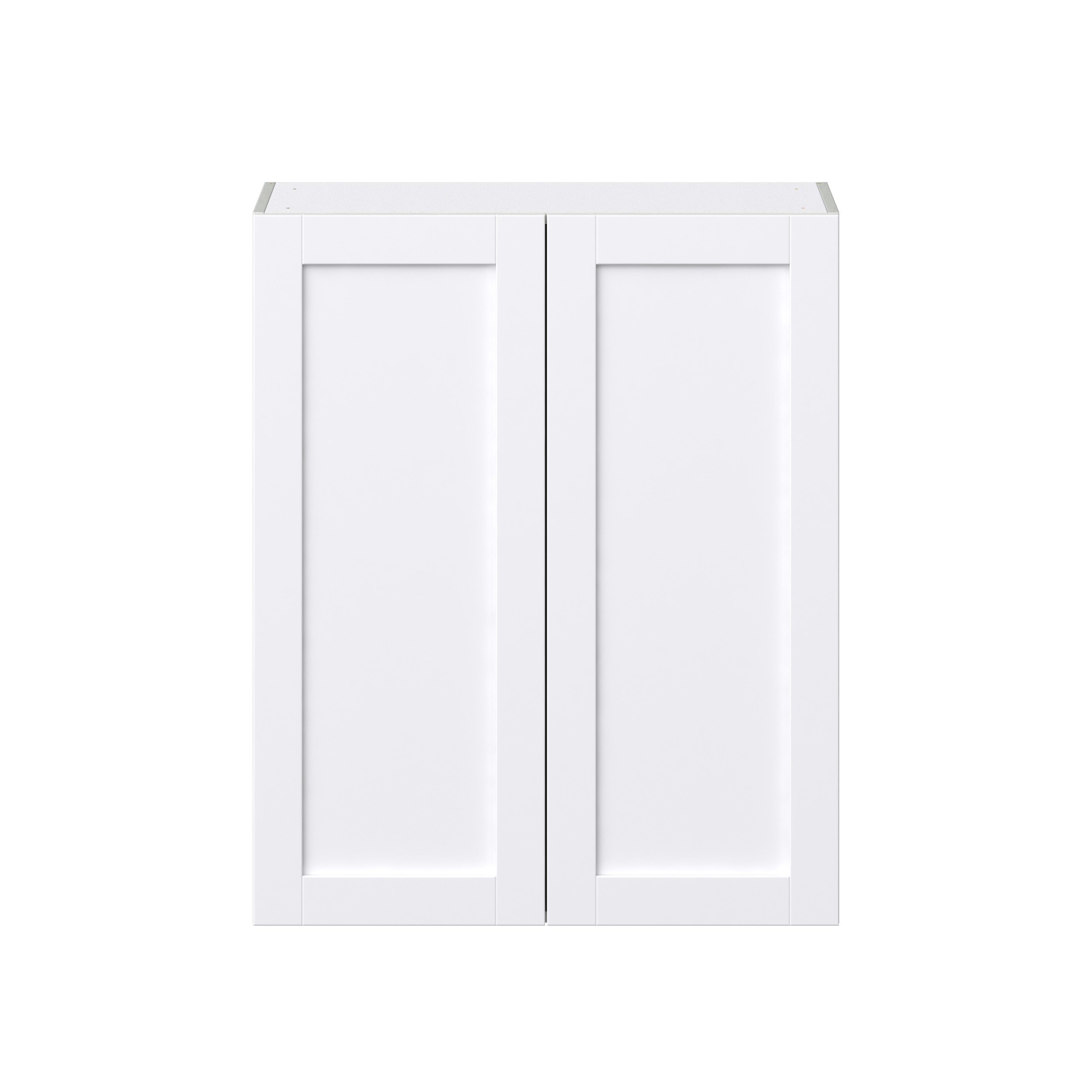 Dahlia Bright White Shaker Assembled Wall Cabinet (33 in. W X 40 in. H X 14 in. D)