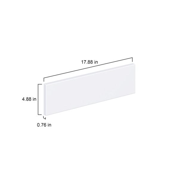 Jasmine Painted Warm White Slab 18x5x0.75 in. Drawer Front