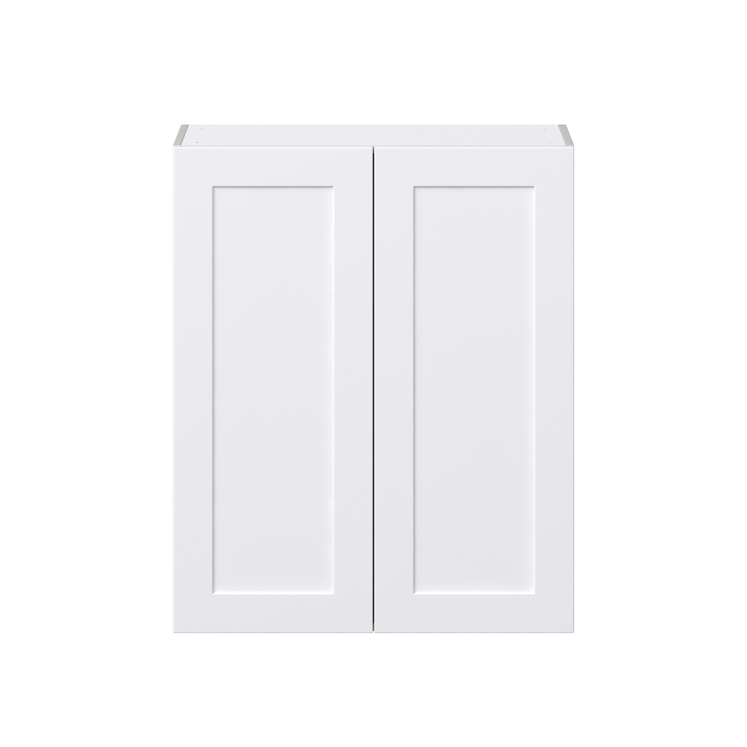 Jasmine Painted Warm White Shaker Assembled Wall Cabinet (33 in. W X 40 in. H X 14 in. D)