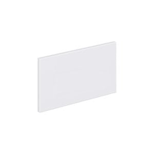 Lily Bright White  Slab 18 x 10 x 0.75 in. Drawer Front