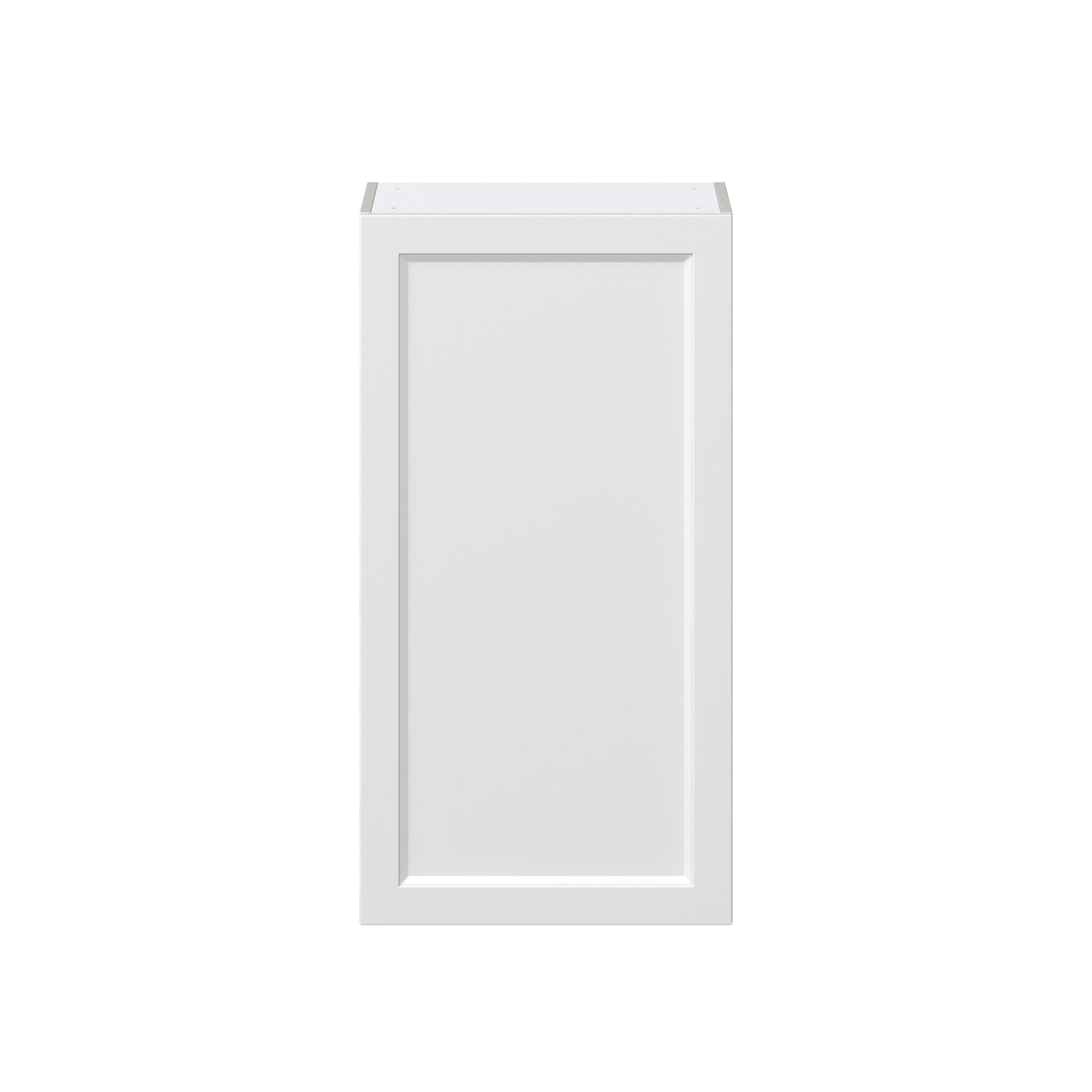 Magnolia Painted Bright White Recessed Assembled Wall Cabinet with Full High Door (21 in. W x 40 in. H x 14 in. D)