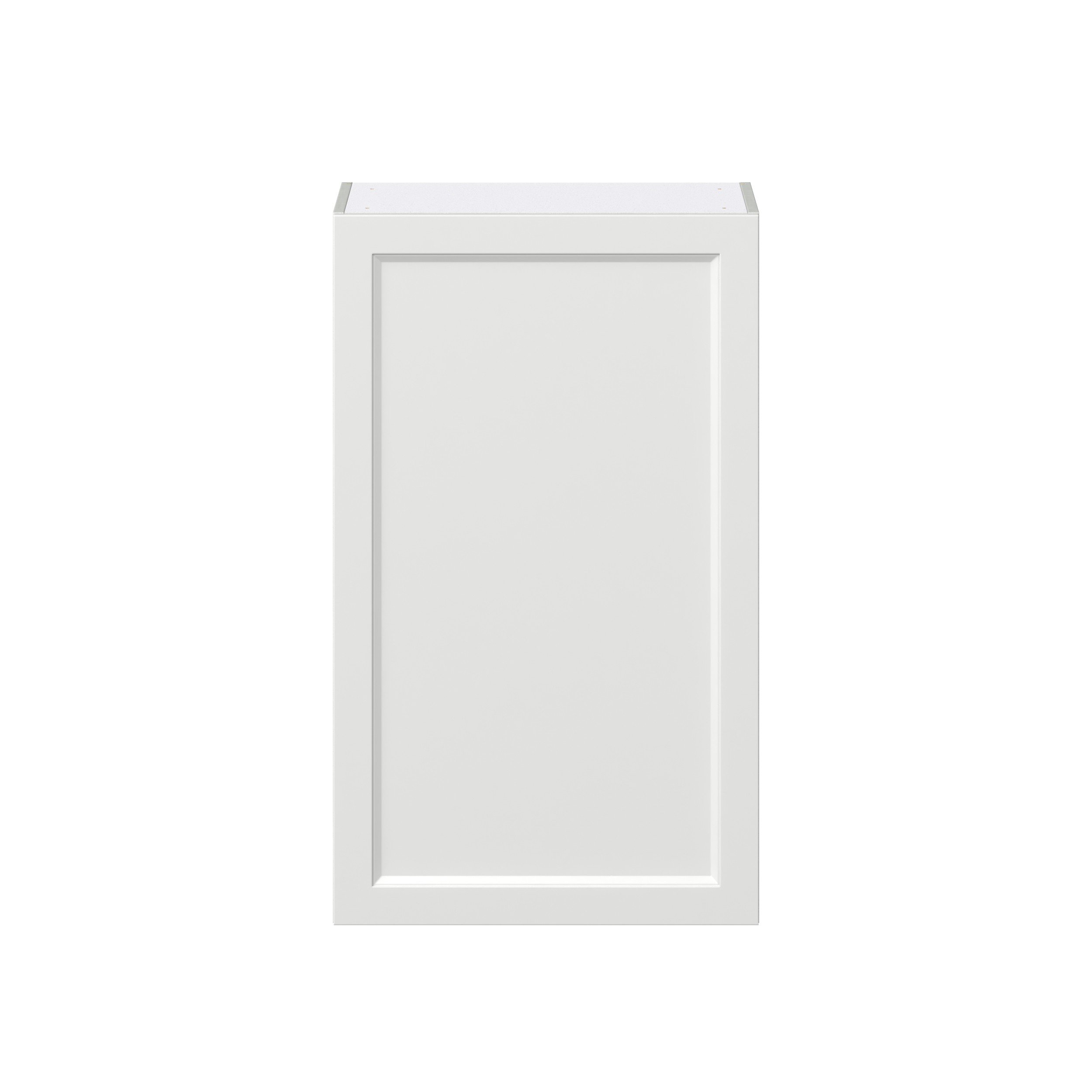 Magnolia Painted Bright White Recessed Assembled Wall Cabinet with Full High Door (24 in. W x 40 in. H x 14 in. D)