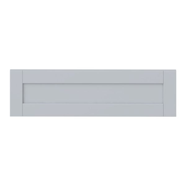 Sea Holly Light Gray  Shaker 36 x 10 x 0.75 in. Drawer Front