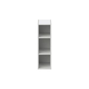 Willow Painted Slate Gray Wall Open Shelf 9 in. W X 30 in. H X 14 in. D