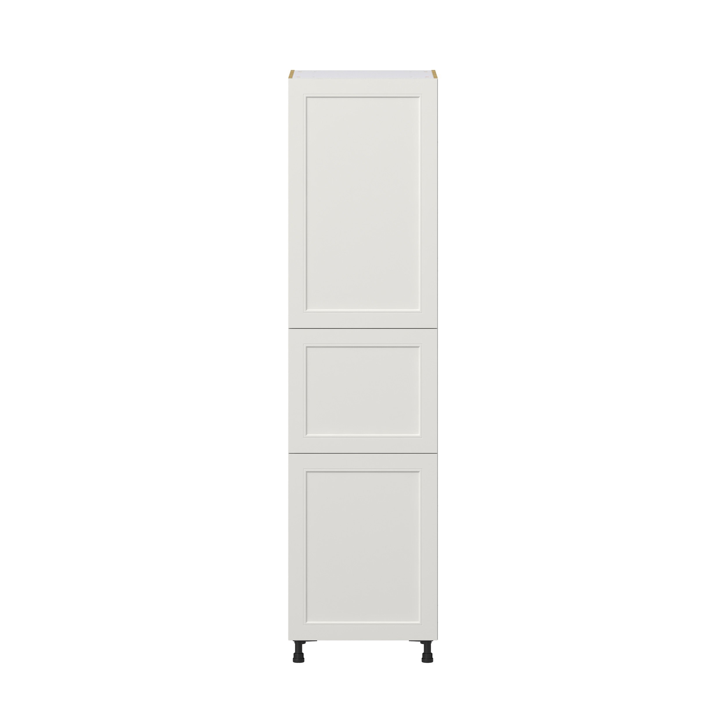 Wisteria Painted Light Gray Recessed Assembled Pantry Cabinet with 5 Shelves (24 in. W x 94.5 in. H x 24 in. D)