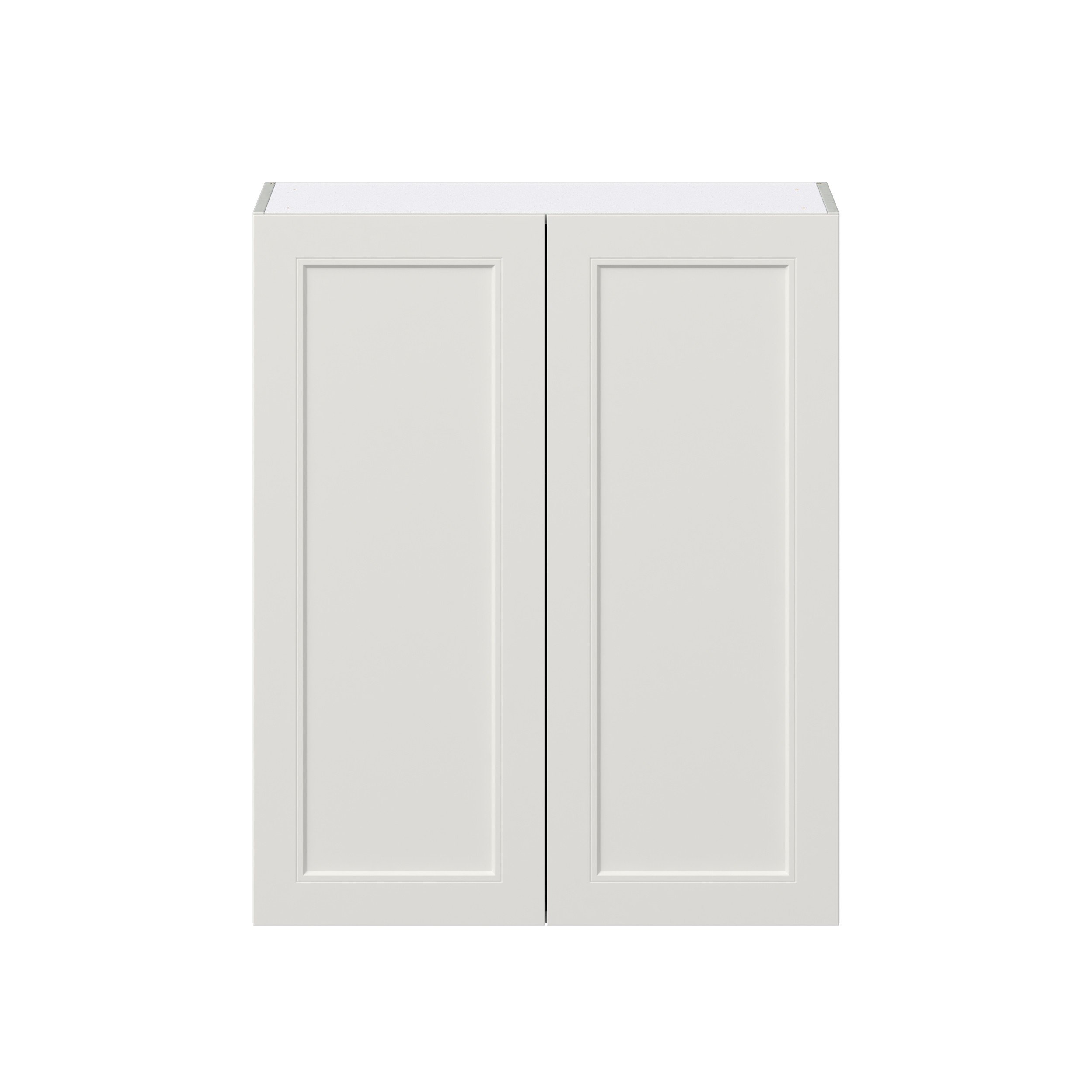 Wisteria Painted Light Gray Recessed Assembled Wall Cabinet (33 in. W X 40 in. H X 14 in. D)