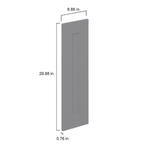 Willow Painted Slate Gray  Shaker 9 x 30 x 0.75 in. Door