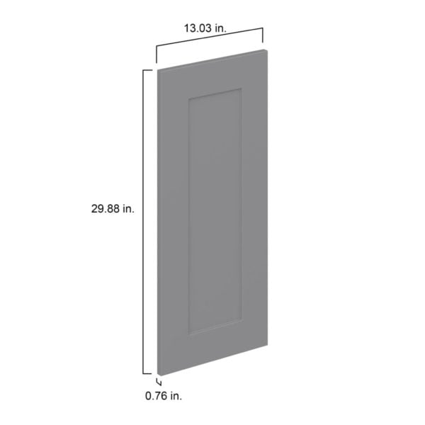 Willow Painted Slate Gray  Shaker 13 x 30 x 0.75 in. Door