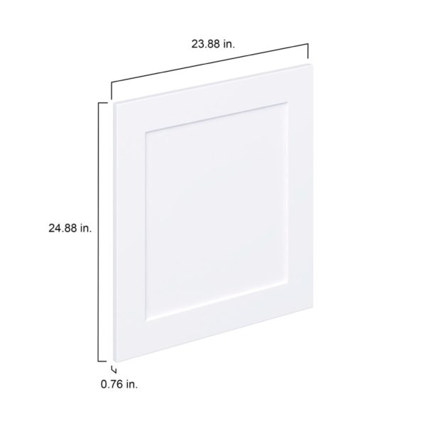 Jasmine Painted Warm White  Shaker 24 x 25 x 0.75 in. Door