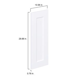 Jasmine Painted Warm White  Shaker 11 x 30 x 0.75 in. Door