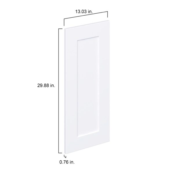 Jasmine Painted Warm White  Shaker 13 x 30 x 0.75 in. Door