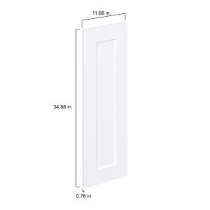 Jasmine Painted Warm White  Shaker 12 x 35 x 0.75 in. Door