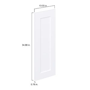 Jasmine Painted Warm White  Shaker 13 x 35 x 0.75 in. Door