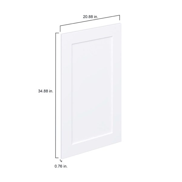 Jasmine Painted Warm White  Shaker 21 x 35 x 0.75 in. Door