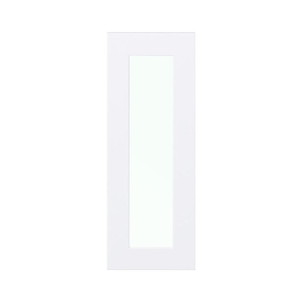 Jasmine Painted Warm White 13x35x0.75 in. Glass Door