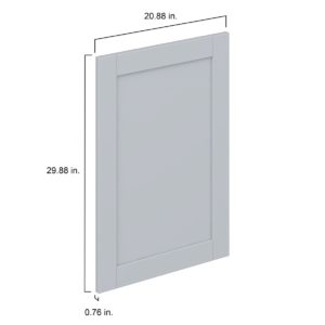 Sea Holly Light Gray  Shaker 21 x 30 x 0.75 in. Door