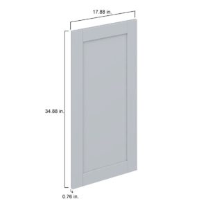 Sea Holly Light Gray  Shaker 18 x 35 x 0.75 in. Door