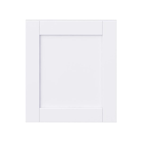 Dahlia Bright White  Shaker 18 x 20 x 0.75 in. Door