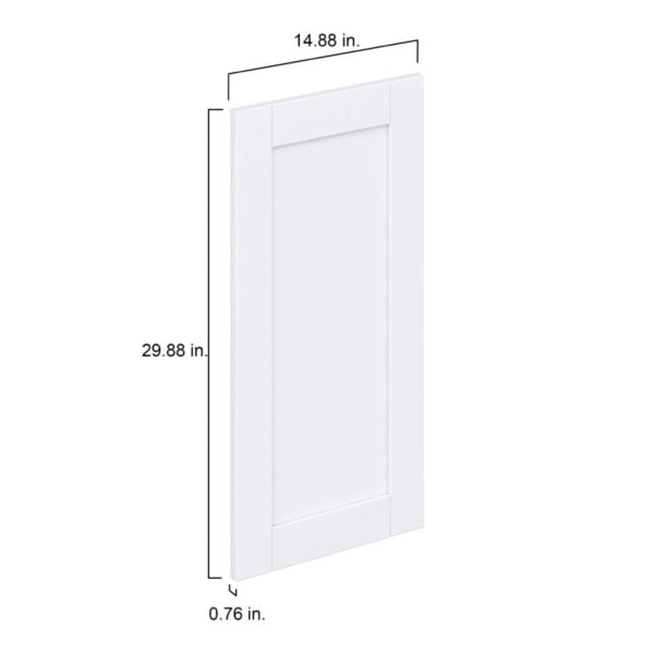 Dahlia Bright White  Shaker 15 x 30 x 0.75 in. Door