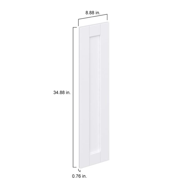 Dahlia Bright White  Shaker 9 x 35 x 0.75 in. Door