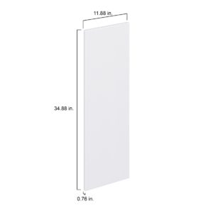 Lily Bright White  Slab 12 x 35 x 0.75 in. Door