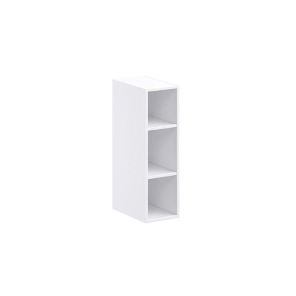 Jasmine Painted Warm White Wall Open Shelf 9 in. W X 30 in. H X 14 in. D