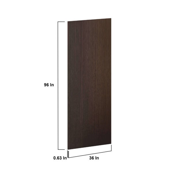 36 in. W x 96 in. H x 0.63 in. D Summerina Chestnut Solid Wood Island/Fridge End Panel