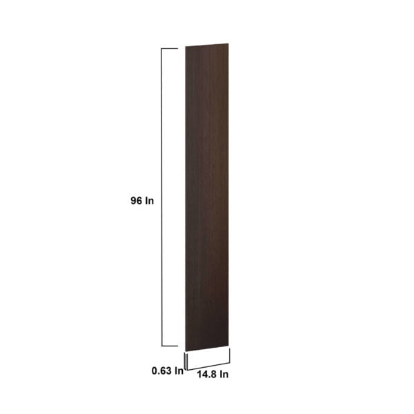 Summerina Chestnut Solid Wood 14 in. W x 96 in. H x 0.63 in. D Tall End Panel