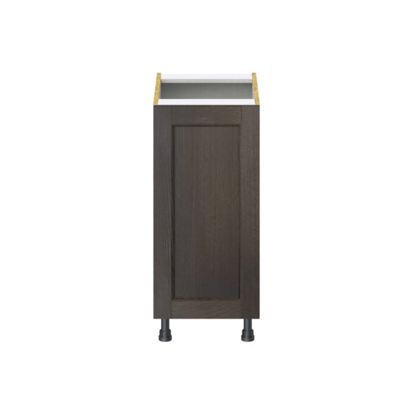 Summerina Chestnut Solid Wood Recessed Assembled Base Cabinet with a Full High Door (15 in. W x 34.5 in. H x 24 in. D)