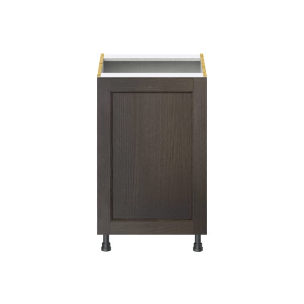 Summerina Chestnut Solid Wood Recessed Assembled Base Cabinet with a Full High Door (21 in. W x 34.5 in. H x 24 in. D)