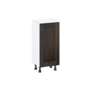 Summerina Chestnut Solid Wood Recessed Assembled Shallow Base Cabinet with a Full High Door (15 in. W x 34.5 in. H x 14 in. D)