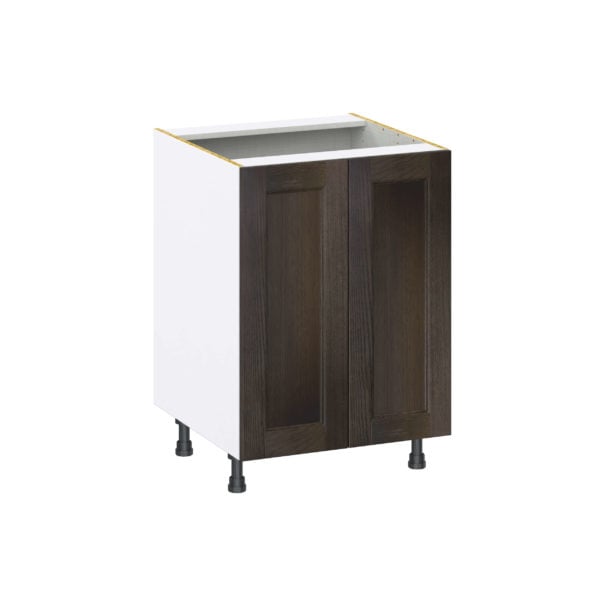 Summerina Chestnut Solid Wood Recessed Assembled Sink Base Cabinet with 2 Full High Doors (24 in. W X 34.5 in. H X 24 in. D)