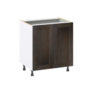 Summerina Chestnut Solid Wood Recessed Assembled Sink Base Cabinet with 2 Full High Doors (30 in. W x 34.5 in. H x 24 in.D)