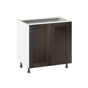 Summerina Chestnut Solid Wood Recessed Assembled Sink Base Cabinet with Full High Door (33 in. W X 34.5 in. H X 24 in. D)