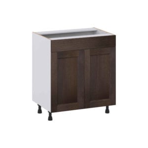 Summerina Chestnut Solid Wood Recessed Assembled 30 in. W x 34.5 in. H x 21 in. D Vanity Sink Base Cabinet with False Front