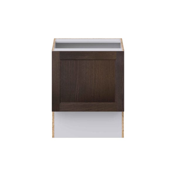 Summerina Chestnut Solid Wood Recessed Assembled 24 in. W x 30 in. H x 21 in. D Accessible ADA Vanity Base Cabinet